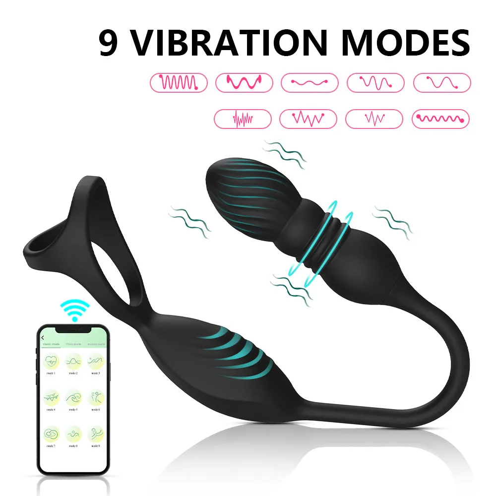 3 in 1 Thrusting Anal Beads Remote Control Anal Butt Plug Adult Toys  Vibrator for Men Couple Pleasure Anal Plug Male Sex Toy| Alibaba.com
