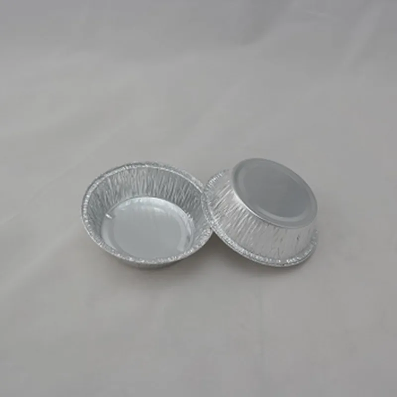 TIA YB00 Strong Aluminum Foil Pan Disposable Fried Food Container Heat Proof Foil Pan Egg tart Cup