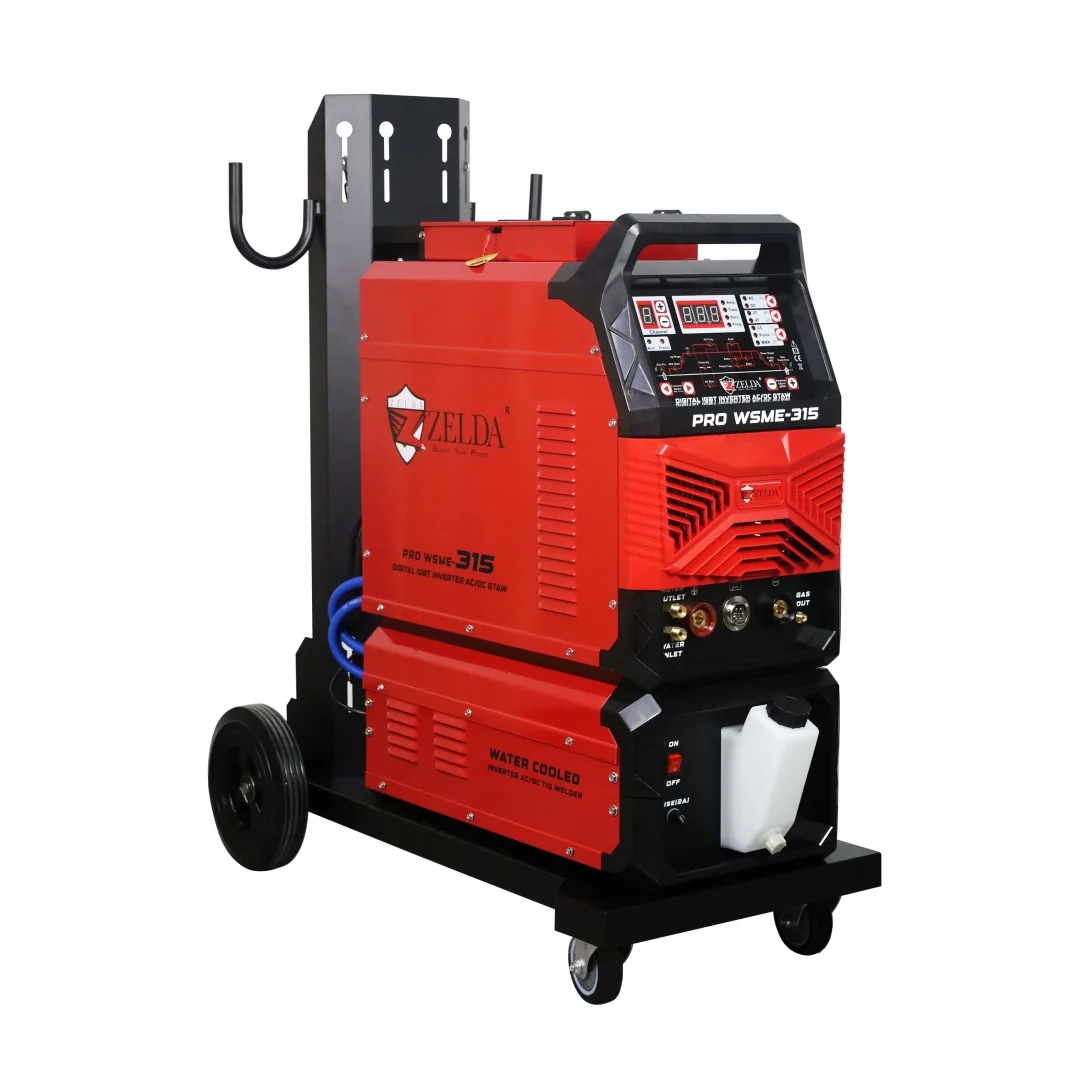 Zelda Intelligent Digital WSME-315 AC DC Tig Welder Water Cooling Aluminum Soldadura Tig Welding Machines