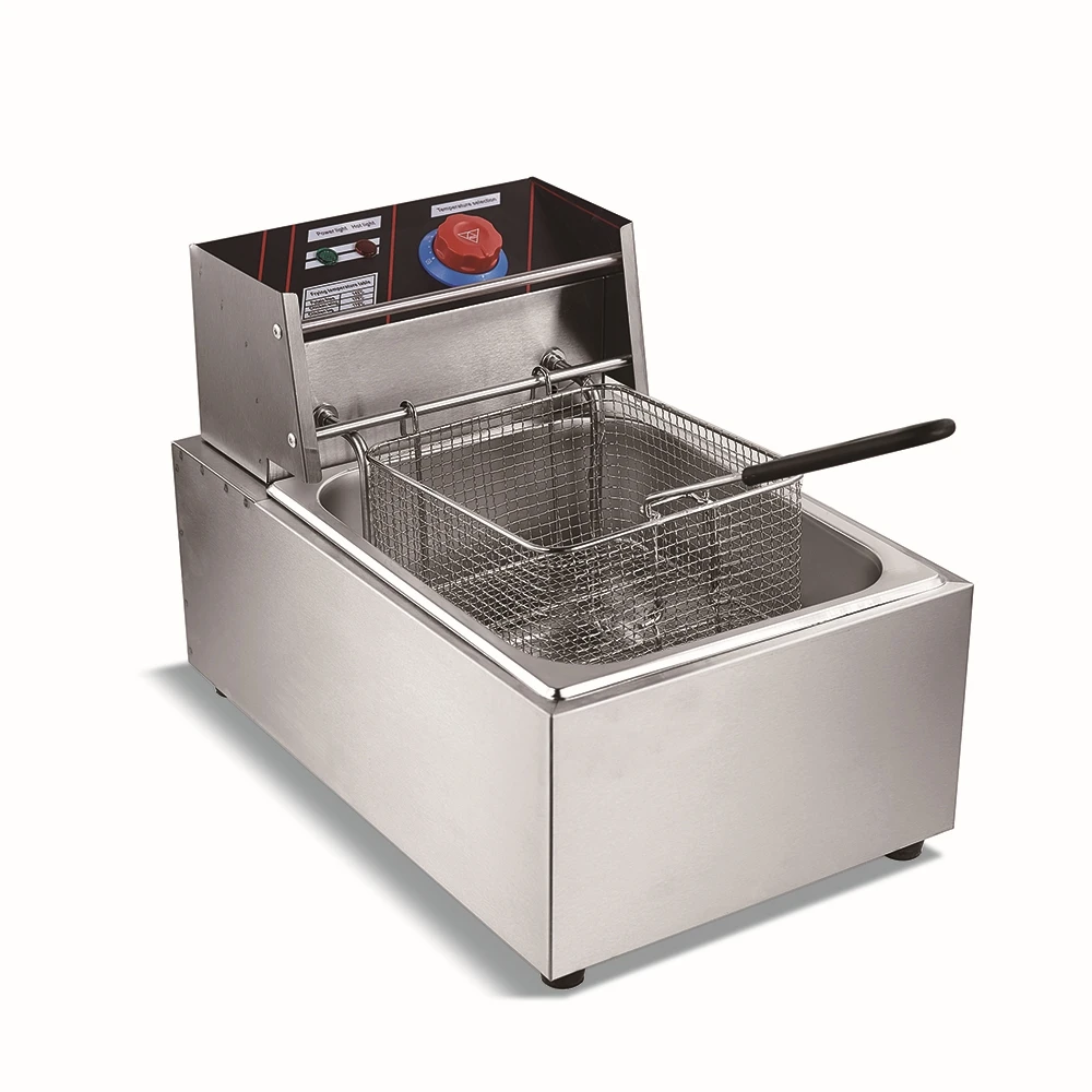 6L commercial electric Deep Fryer Stainless Steel Restaurant Professional deep fryers for sale details