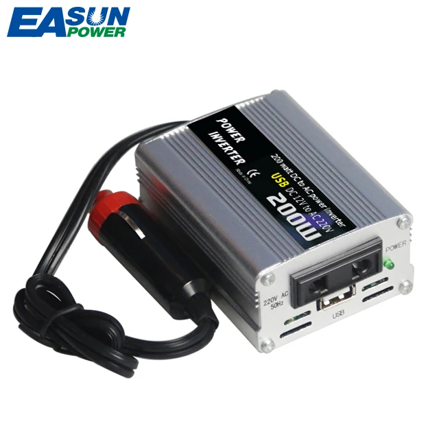 EAsun Power Modified Sine Wave Car Inverter 200w 1000w 2000w Dc to Ac Power Inverter 12v 220v Power Inverter 12V 24V with USB