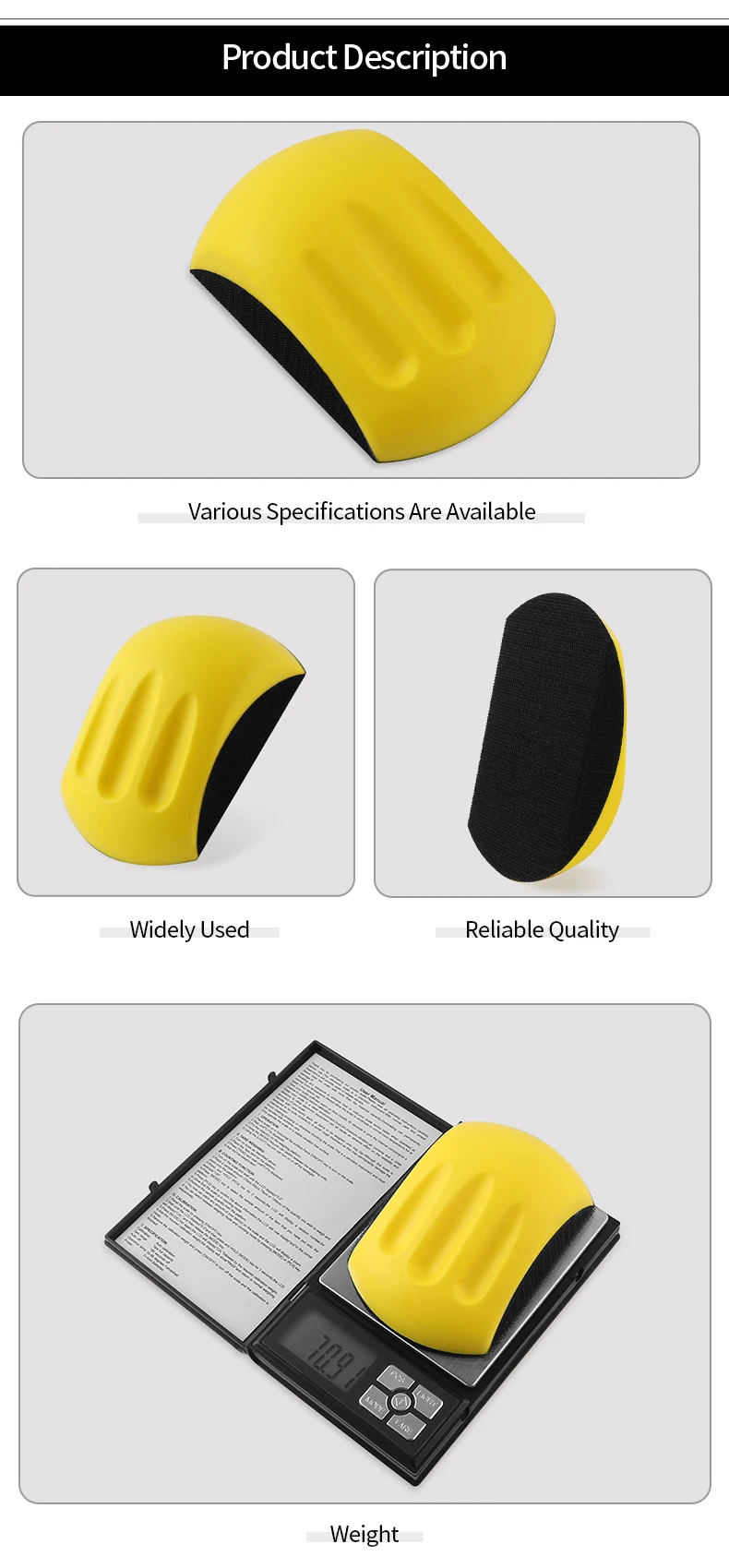 Car Polishing Hand Sanding Pad factory