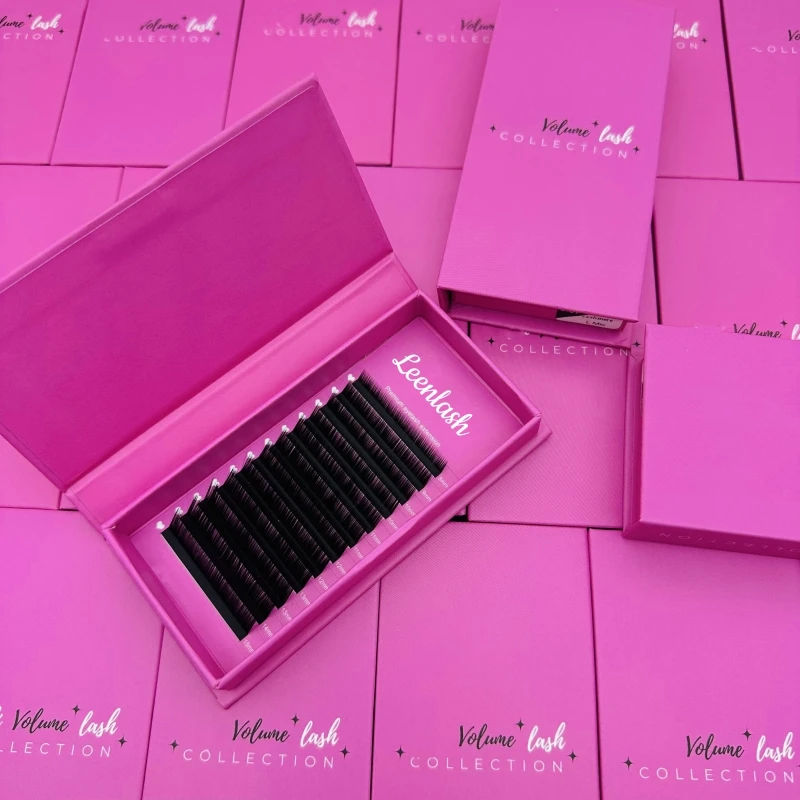 Korean Pbt Volume Eyelash Extensions Private Label Lash Trays Wholesale ...