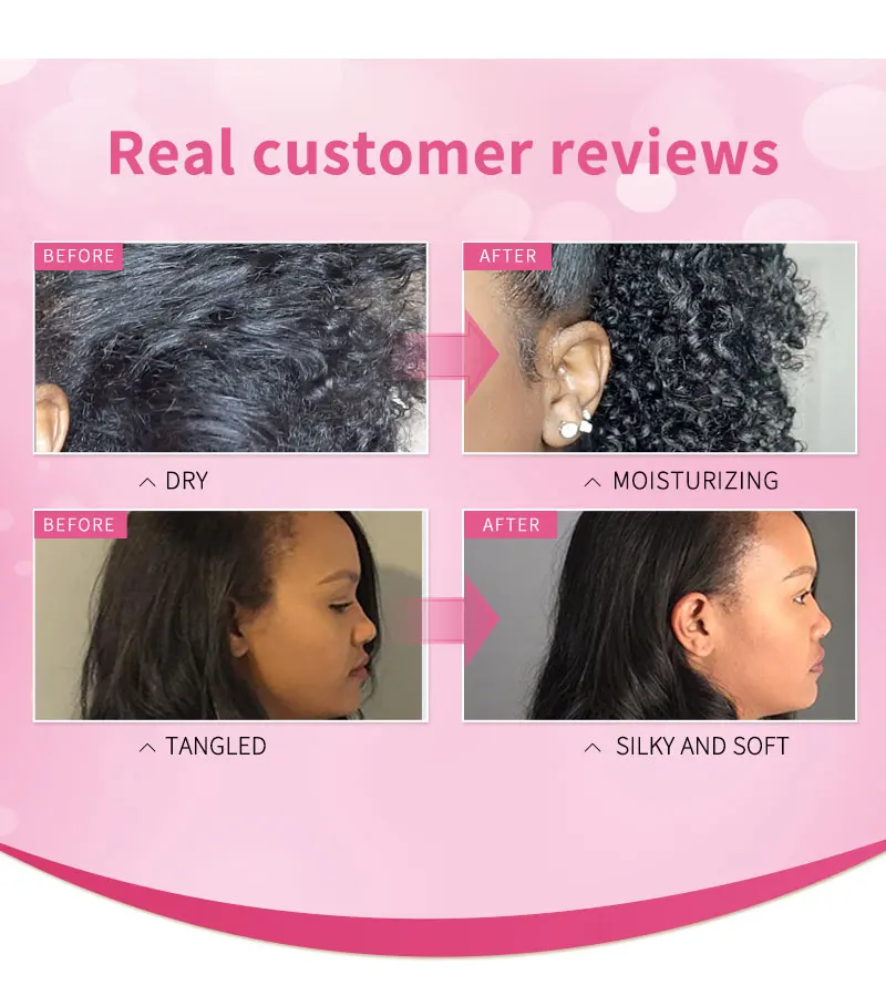 Custom Label Lightweight Silkening Mist Hair Spray Heat protection Spray for Protecting Hair Agaist Flat Ironing