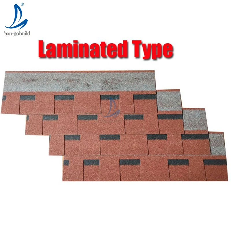 Philippines Fiberglass Asphalt Shingle Laminated Roofing Shingle
