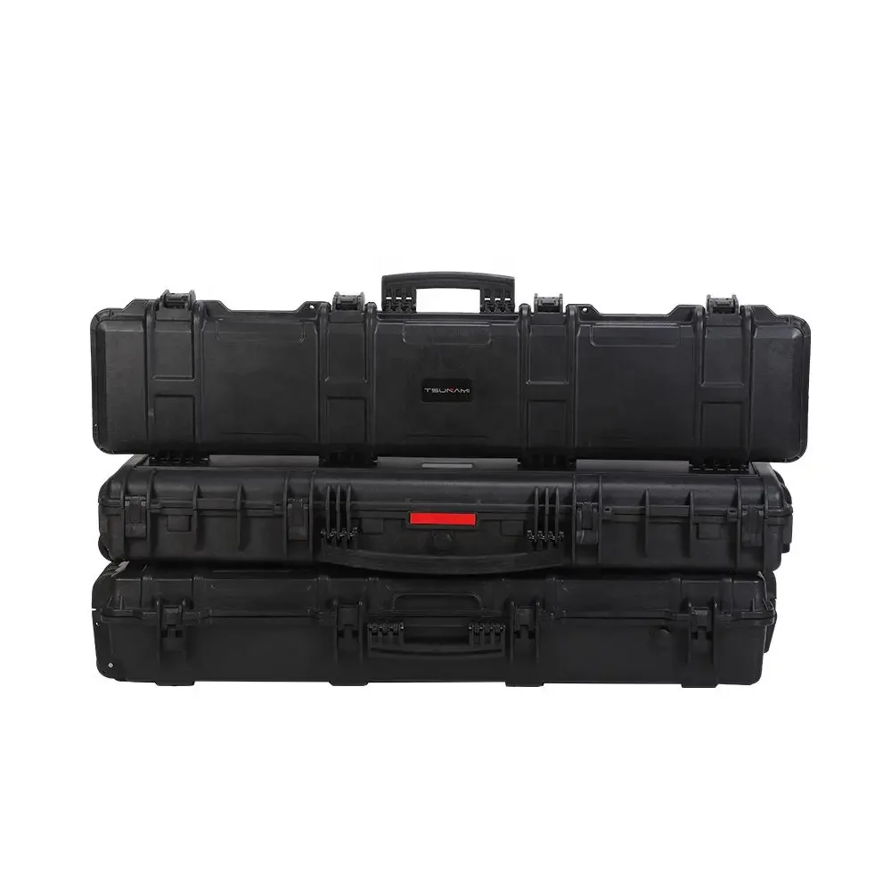 40 Inch Long Gun case with Wheels and  Insets