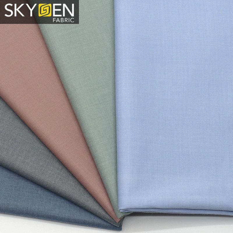 Skygen 32% Viscose 65% Polyester 3% Spandex 145 Gsm Anti Wrinkle China Viscose Fabric