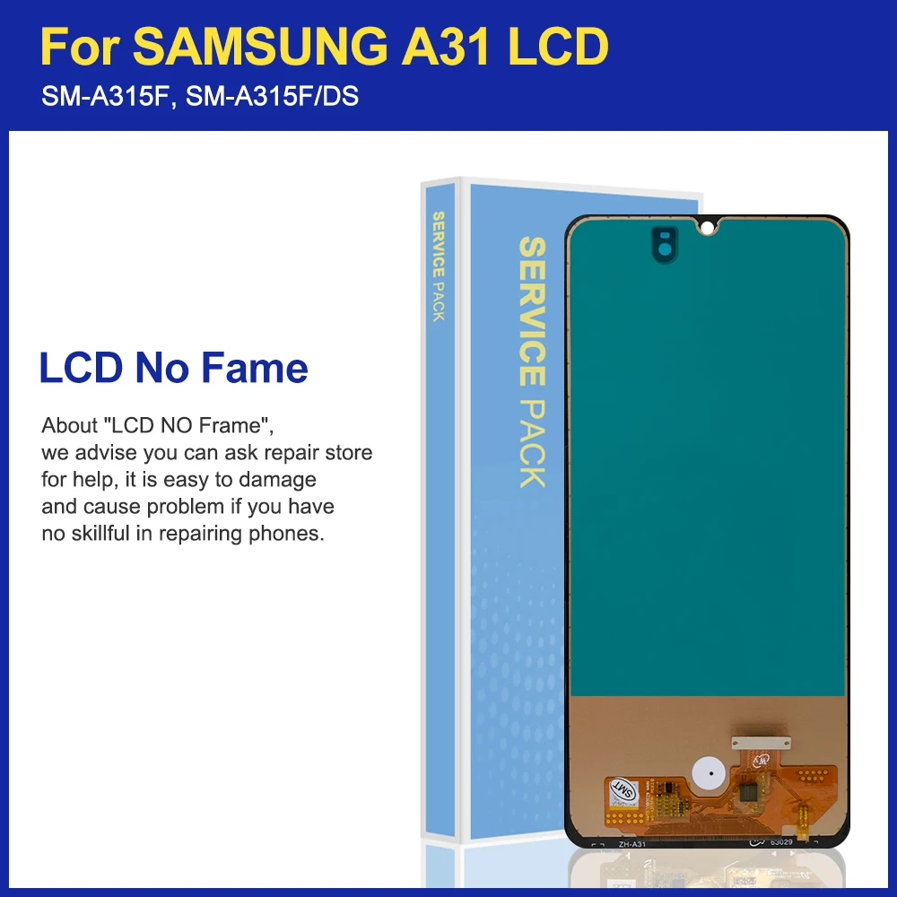 ЖК-дисплей для Samsung Galaxy A11/A21/A31/A51/A71 сенсорный экран с дигитайзером и рамкой samsung A315 A515