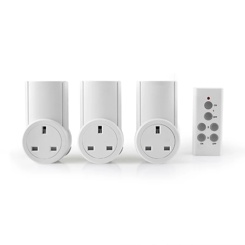 Remote Control British Plug Socket With Wireless Switch