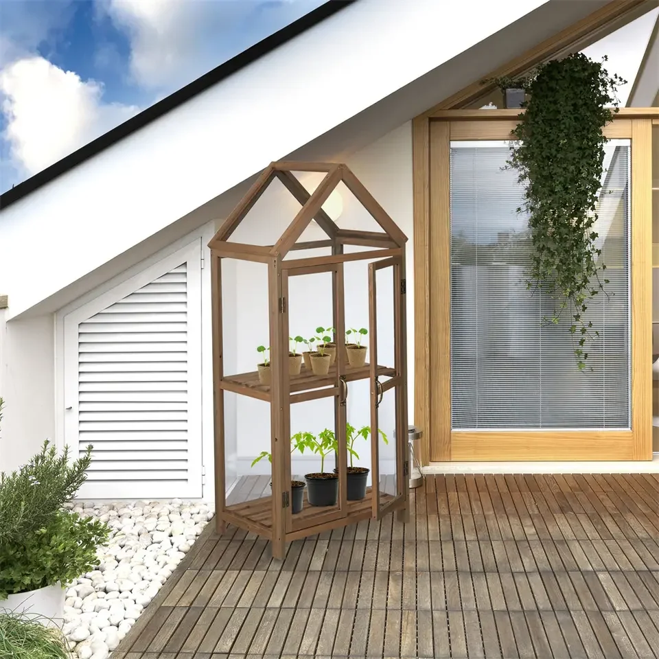 MS High Quality Portable Mini Greenhouse Large PVC Metal Frame for Outdoor Home Garden Use Certified Planting Agriculture