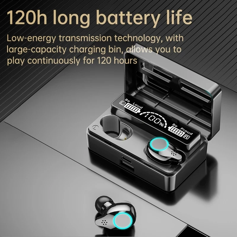 Amazon H3 X3 портативный 9D Hi-Fi стерео IPX7 беспроводные TWS спортивные наушники игровые музыкальные зеркальные наушники с зарядным устройством TWS наушники