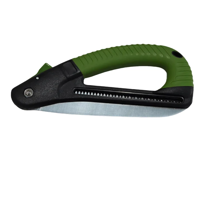 Camping Compact Pruning Trimming Durable Carbon Steel Fixed Blade Cutting Wood Pocket Folding Saw with Handle