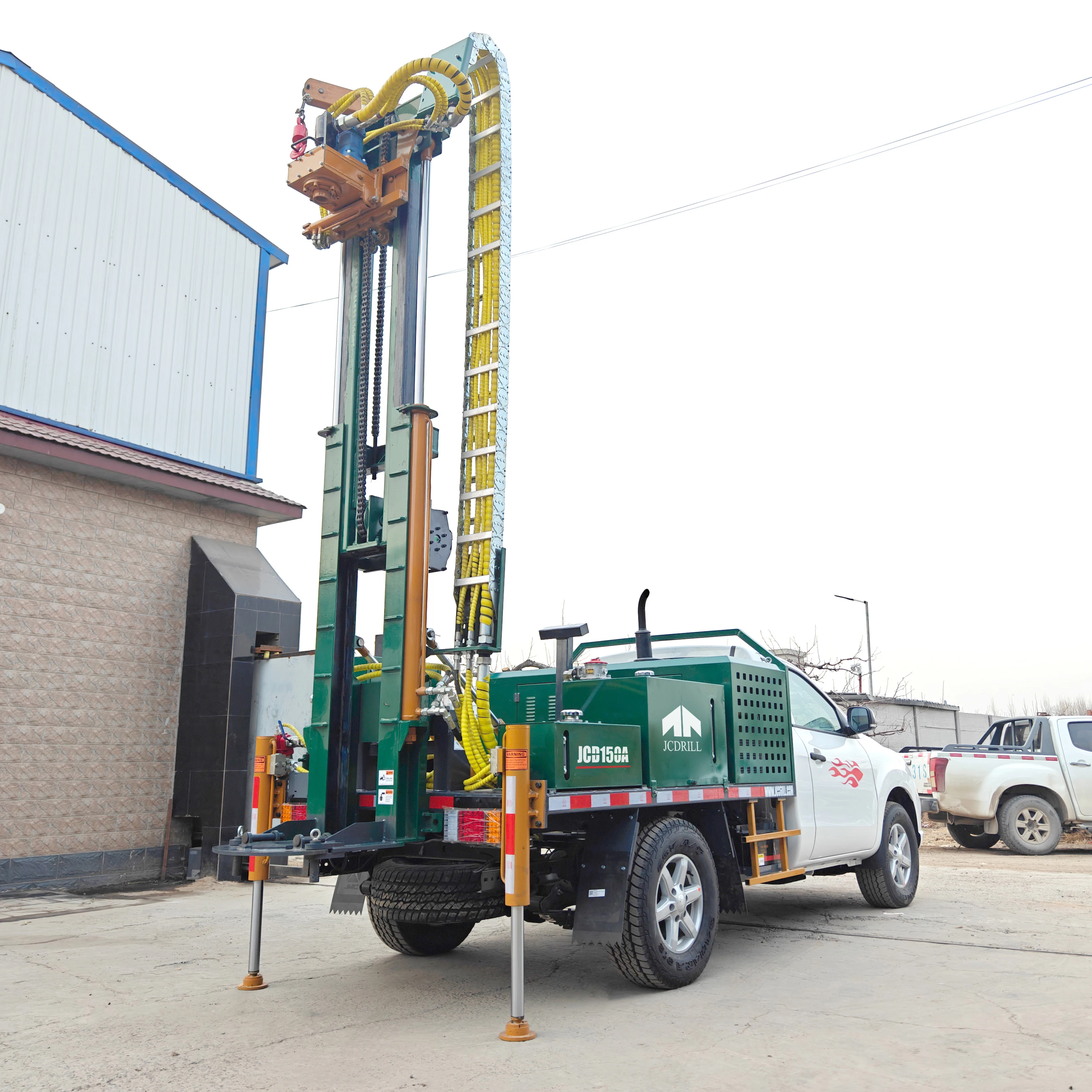 Pickup Mounted Soil Exploration Foundation Auger Drilling Rig for Sale ...