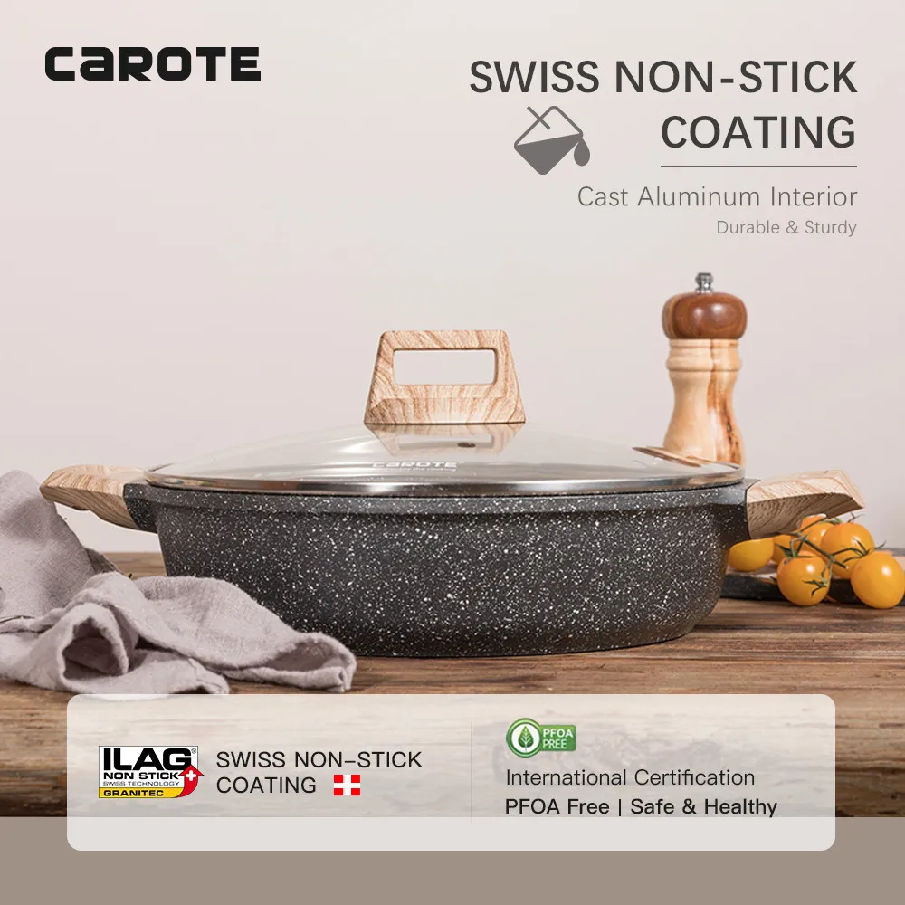 carote 28cm aluminum pans non stick