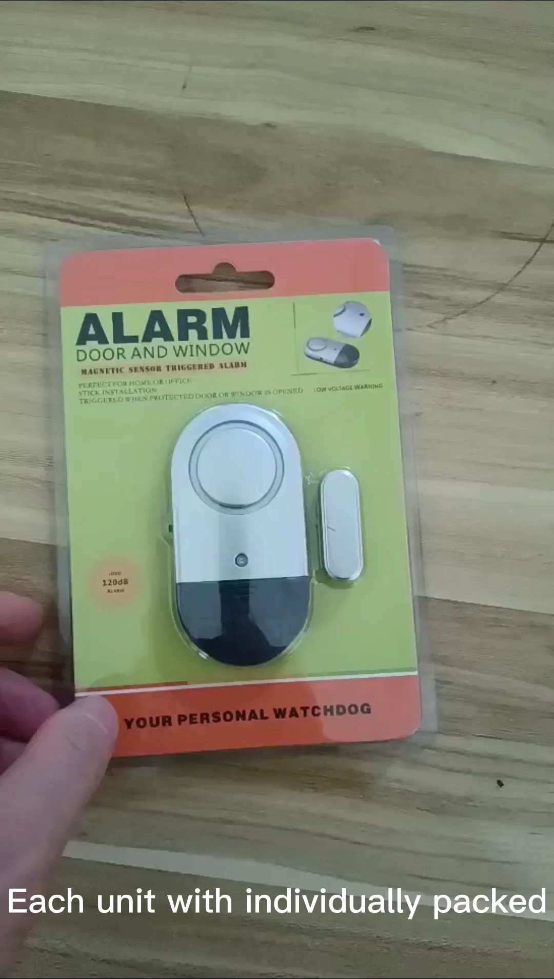 Security Protection Burglar Alert Wireless Door Alarm Easy Installation