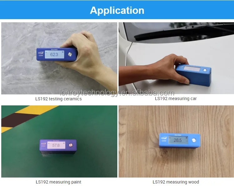 LS192 Auto Marble Paint Coating 60 Degree Gloss Meter Glossmeter ...