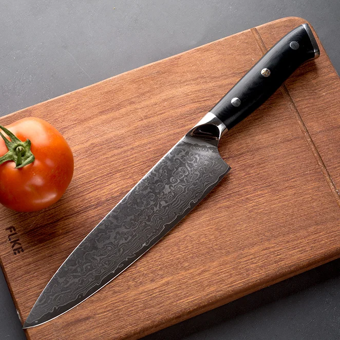 8 дюймов кованый vg10 67 слоев Японский стальной дамасский шеф-нож японский кухонный нож