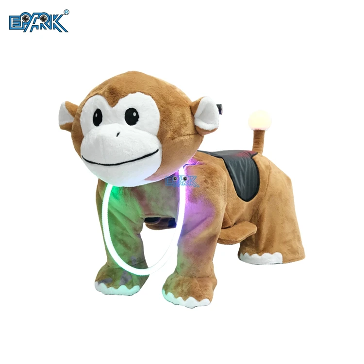Electric Kiddie on Zoo Ride Outdoor Game Walking Animal Plush Rides for Shopping Mall