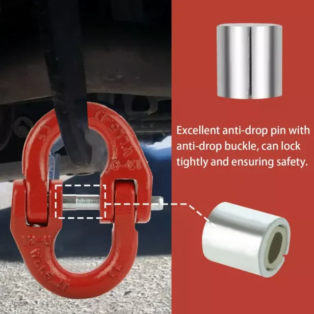 Aazon.co: AUTORICH Safety Chain Connector Link, 1/2IN Tow Hitch - View #13