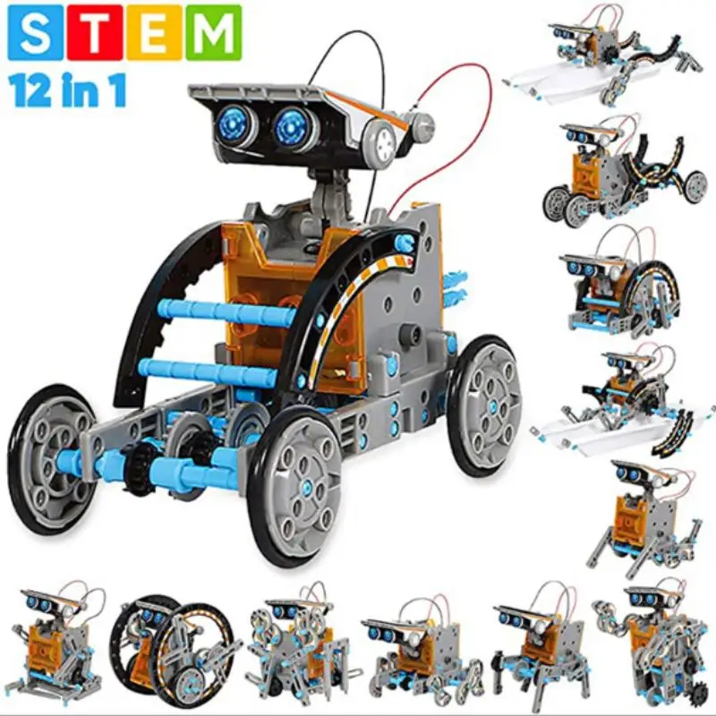 HS физические эксперименты обучающая научная солнечная энергия строительный комплект сборка игрушка для сборки 10 лет 14 в 1