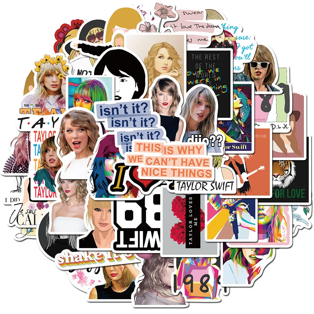 Don't Miss Out! Taylor Swift,Stickers 50PCS,Laptop Sticker