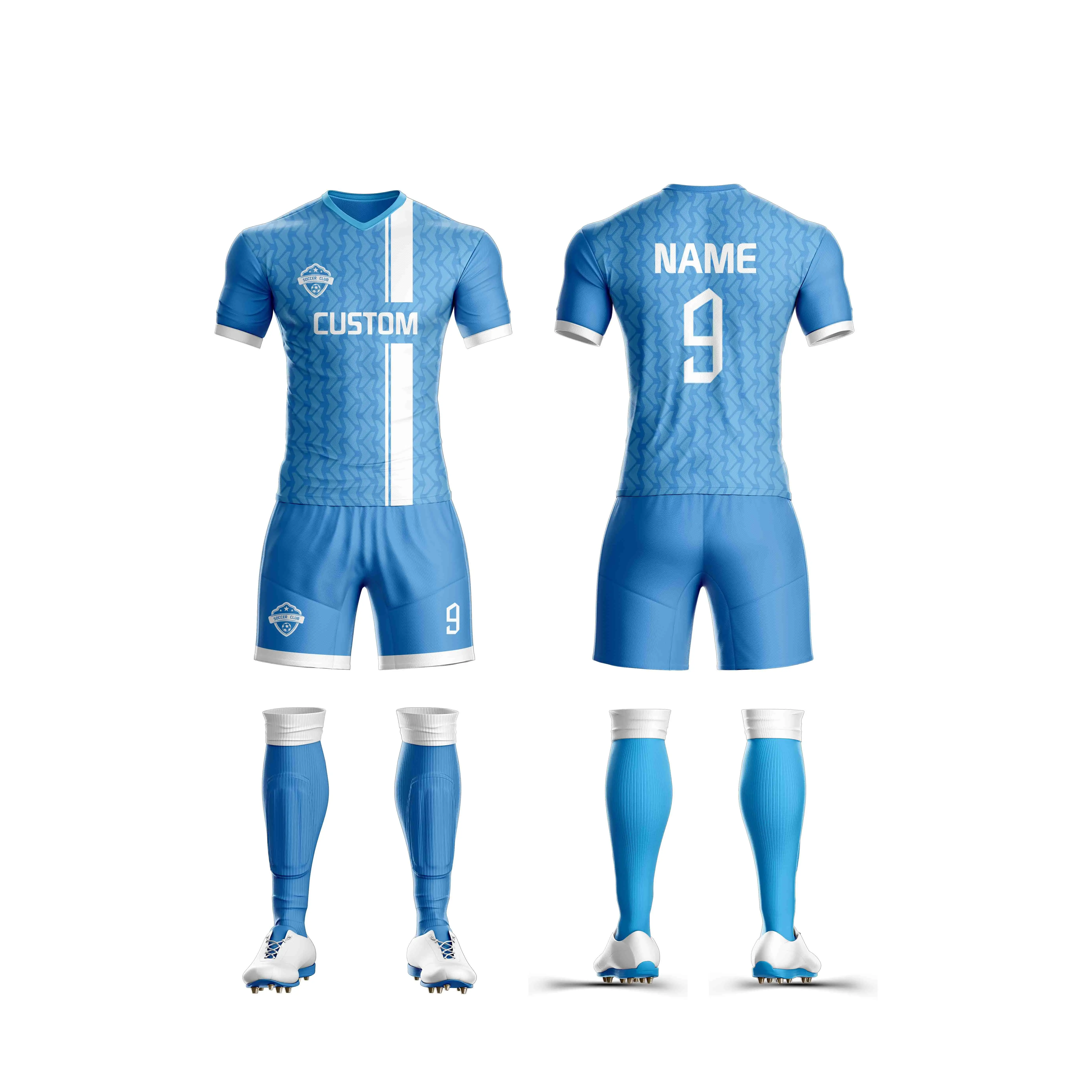 Custom Design Blue Football Jersey Tshirts - China Soccer Jersey and New  Season Football T-Shirt price