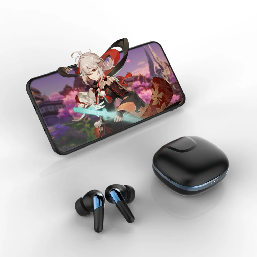 2024 Unique Active Noise Cancelling in Ear Gaming Earbuds TWS Earphones Wireless Bluetooth Headset ANC ENC Headphones with 4 Mic