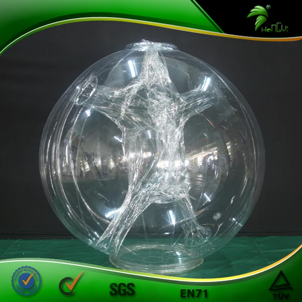 Customized Inflatable Clear Ball Suit Hongyi Transparent Inflatable Blueberry Costume Rolling Balloon