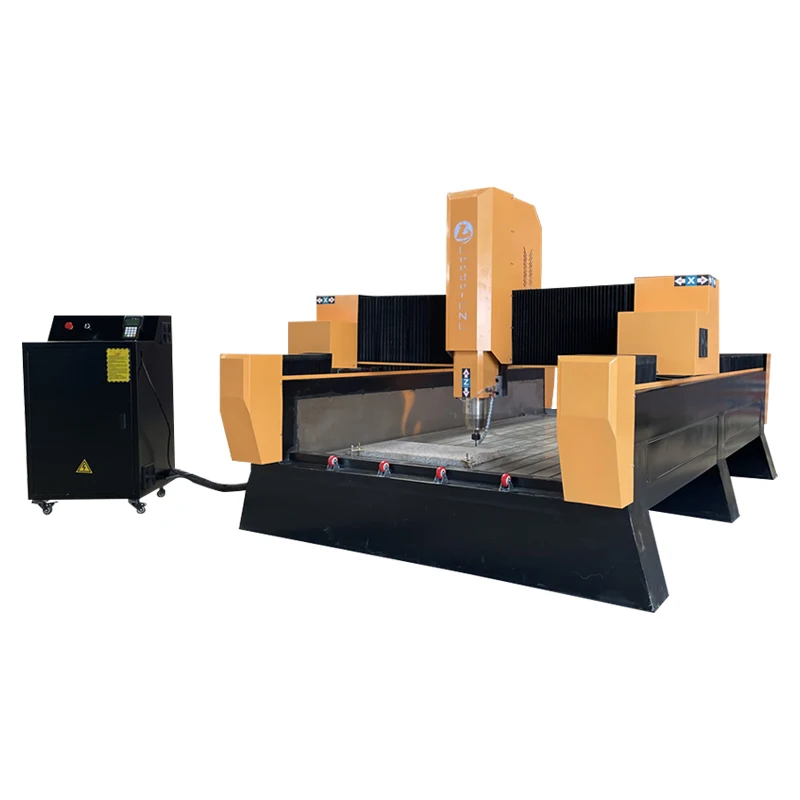 Customized 1325 Stone Cnc Router 3d Cnc Stone Carving Machine Cnc Lathe for Marble Granite Polishing Profiling