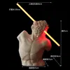 Laocoon + red light tube
