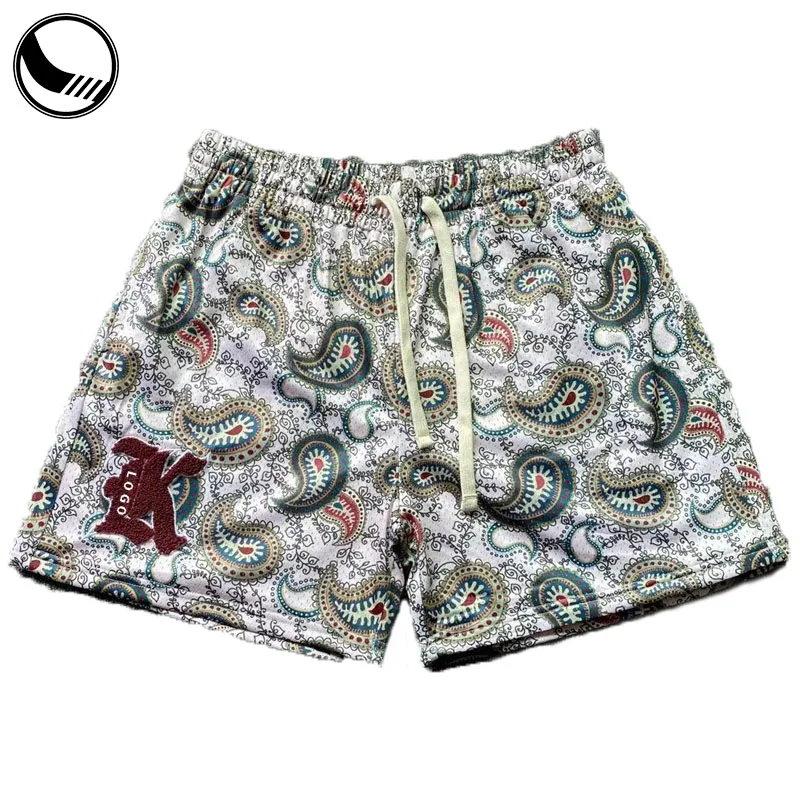 Summer Sublimation Printed Blank Polyester Gym Beach Swim Jogger Gym Men's Basketball Custom Mesh Shorts For Men359_voghion.com