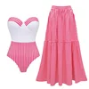 Set bikini bianco e rosso