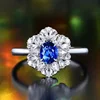 Bague saphir naturel