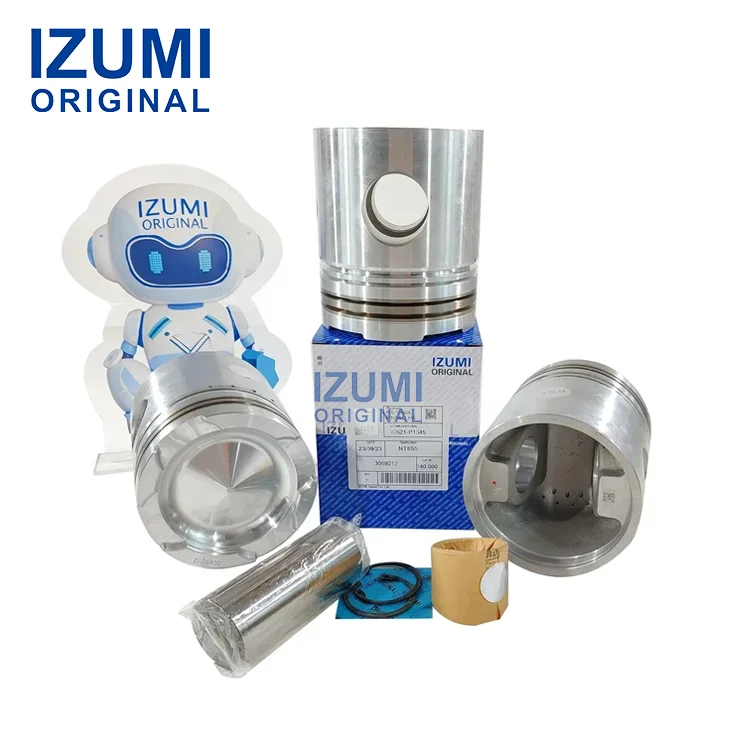 IZUMI ORIGINAL diesel part NT855 Piston 3017349 3048808 3051555 3801703 4369407 5473042 3017348 3076811 3051557 For Cummins
