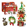 8062  set 24pcs puzzle 820pcs with lights-warm light 25m