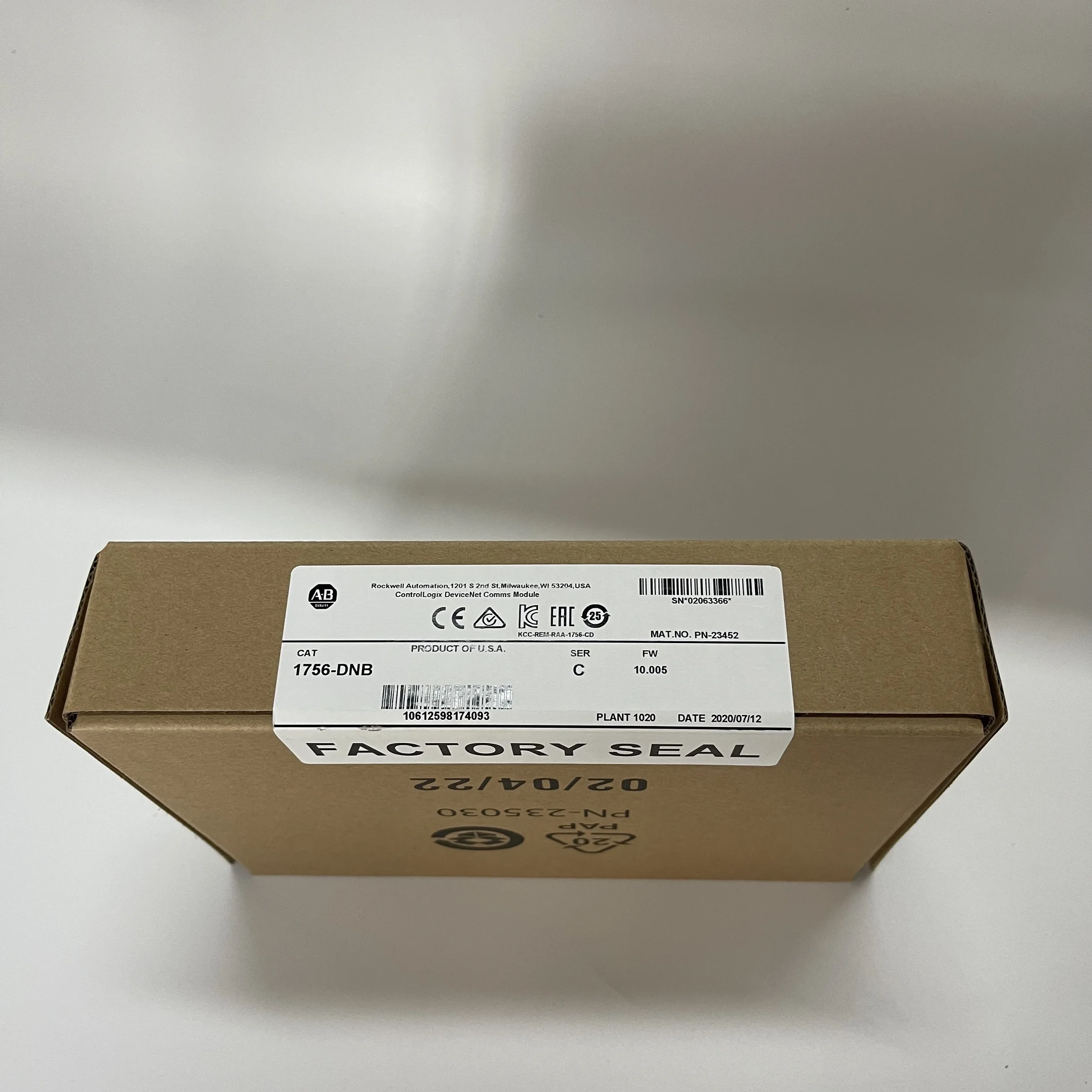 Allen-Bradley ControlLogix Communication Module 1756-DNB