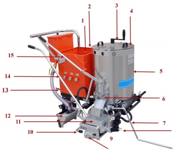 Hot Sale Road Marking Machine Used Thermoplastic Road Painting