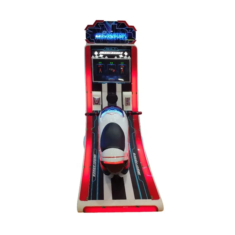 Amusement Game Simulator Kids Arcade Superbike Motorcycle Racing Swing Game Machine