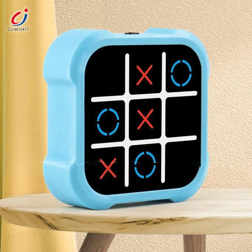 Chengji electronic smart tic tac toe digital game handheld portable chess game console toy digital tic tac toe game