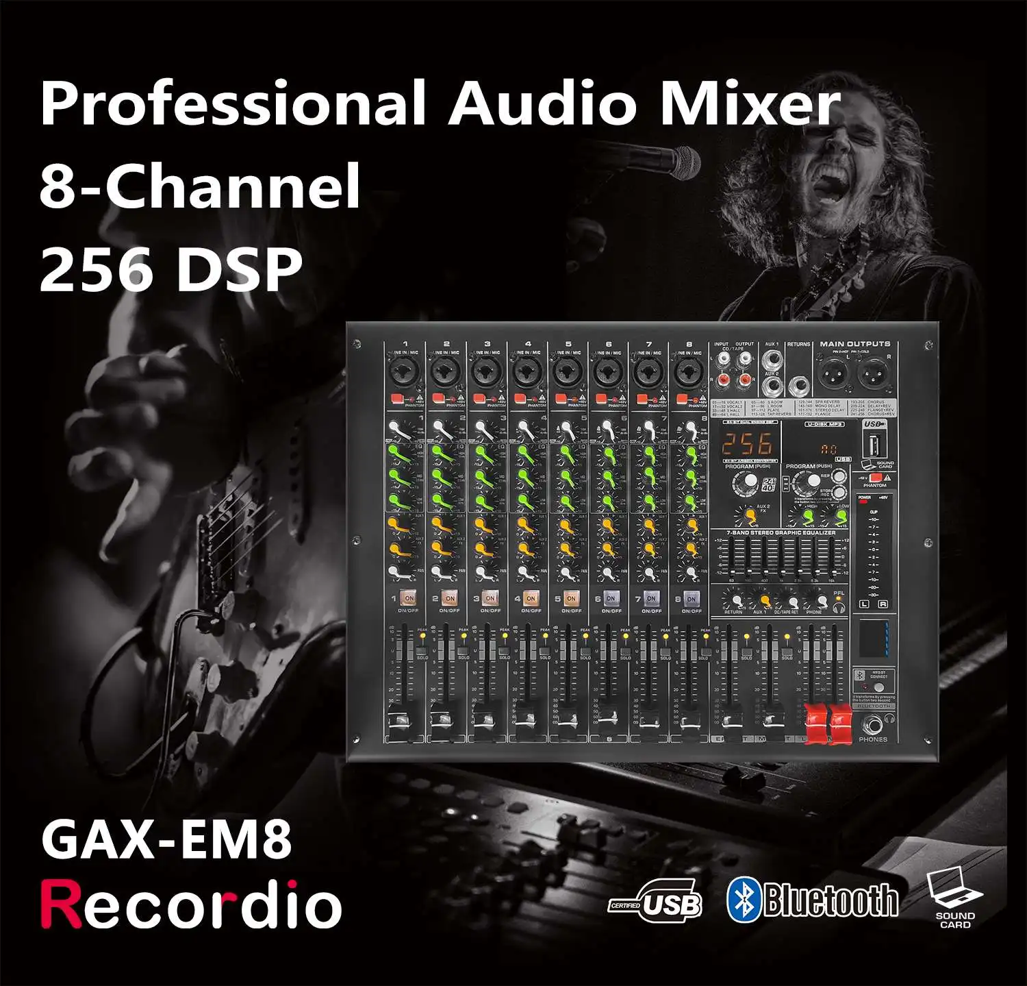 Multifunctional Professional Sound Audio Dj Mixer Made in China