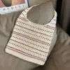 Beige and rose red striped