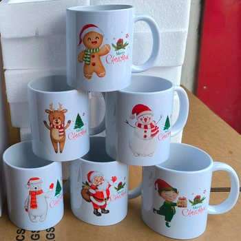 Wholesale  market  11oz  High  Quality  Blank  Sublimation  Ceramic  white  Mug