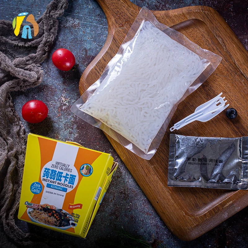 Горячая тонкая лапша паста Халяль рамен