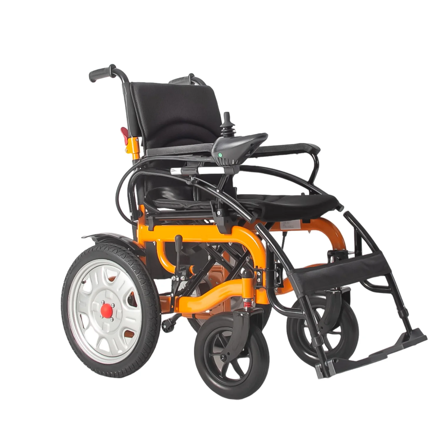 JJW-500115 Carbon Steel Folding Electric Wheelchair