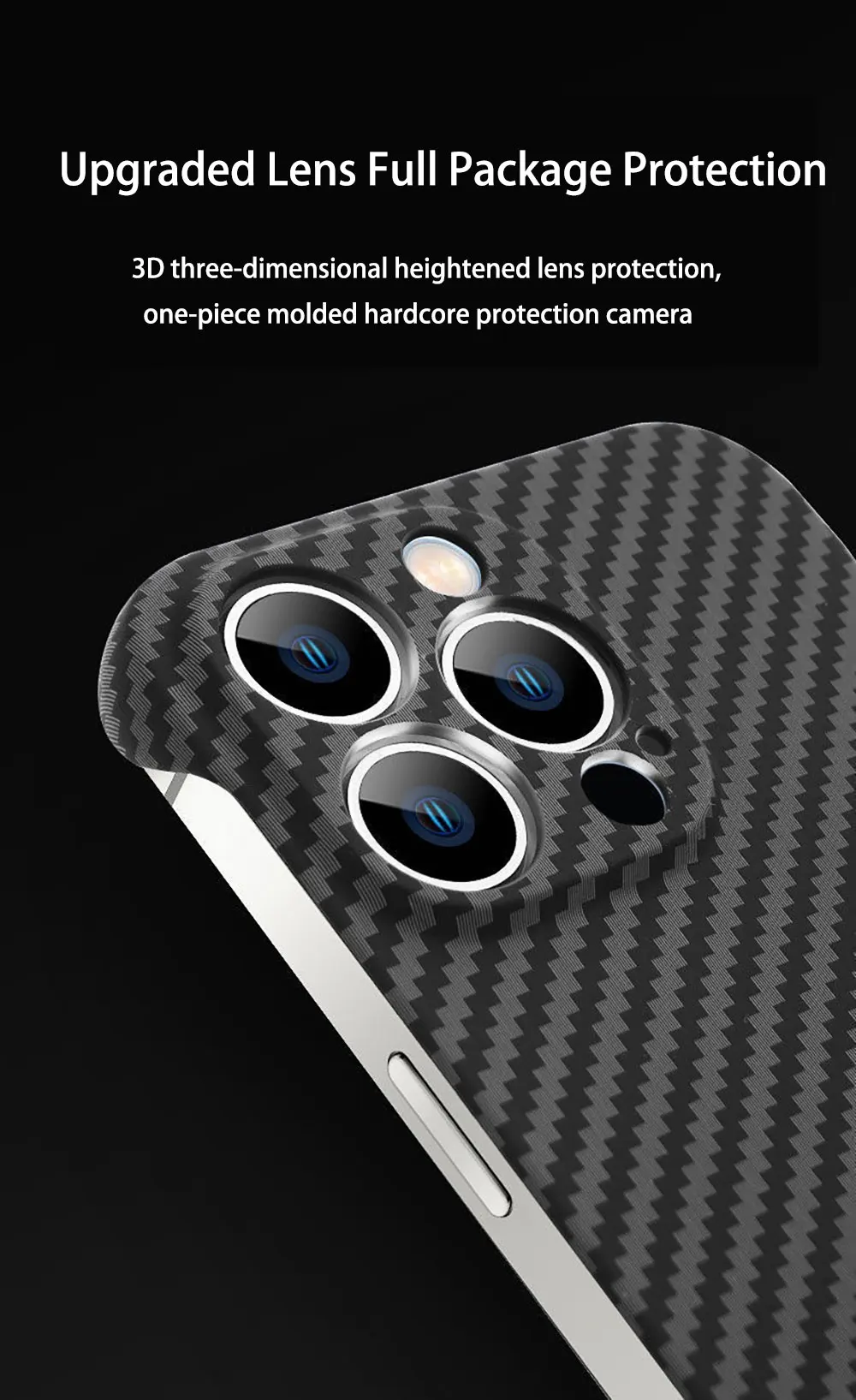 Laudtec Sjk858 Carbon Fiber Phone Case Frameless Magnetic Charging Thin Shell For Iphone 16 15 14 13 12 11 Plus Pro Max manufacture