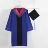 uniforme avec col rouge-nylon uni