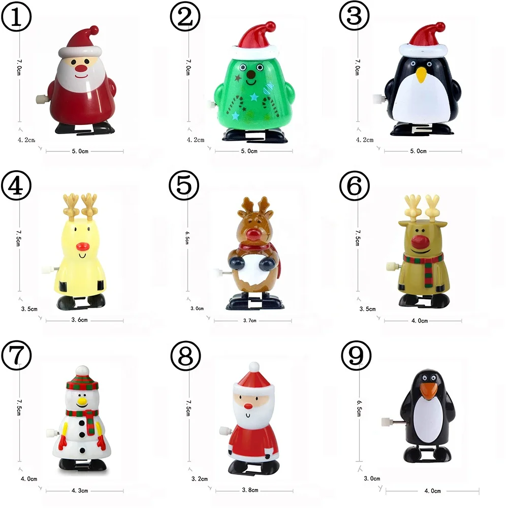 Рождественские заводные игрушки для детей Рождественская игрушка рождественские шагающие пингвины снеговик