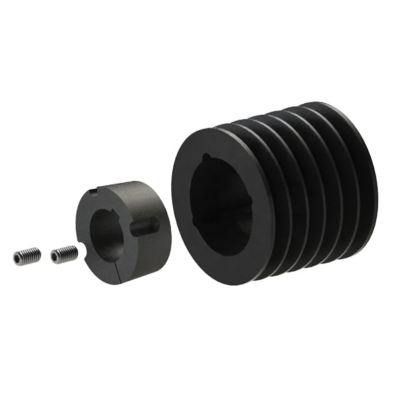 SPA 6 Groove Vee 4545 Pulleys & Taper Bushes Wheel Taper Bore Cast Iron GG20, G3000 V-BELT ISO9001:2008 100mm ~ 1000mm CN;SIC