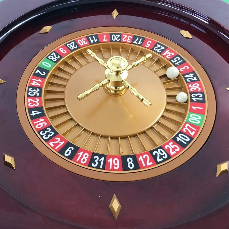 プロ仕様カジノグレード高光沢ルーレットゲームセット20インチ