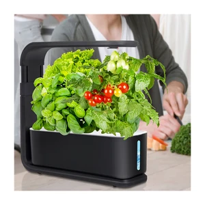 Brimmel Indoor Growing Systems Mini Smart Home Garden With LED Grow Light Hydroponic